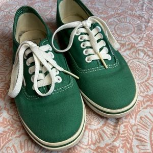 Dark Green Low Pro Vans